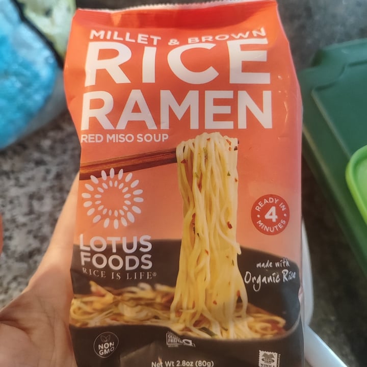 photo of Lotus Foods - Rice Is Life Millet & Brown Rice Ramen shared by @littleredmushroom on  30 May 2023 - review