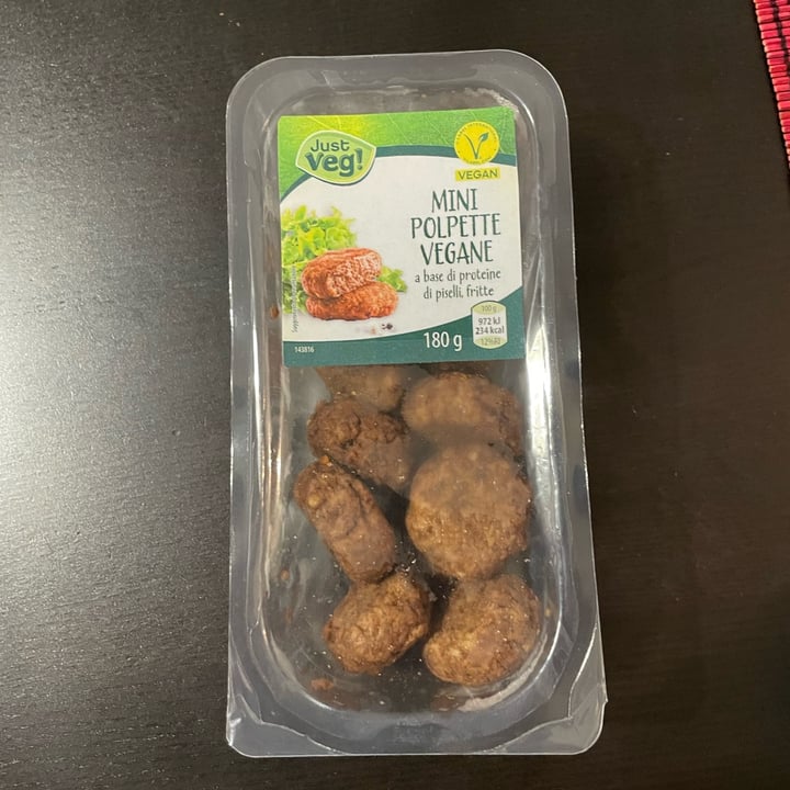 photo of Just Veg! (ALDI Italy) Ballchen - mini polpette vegane shared by @iside01 on  08 Jul 2023 - review