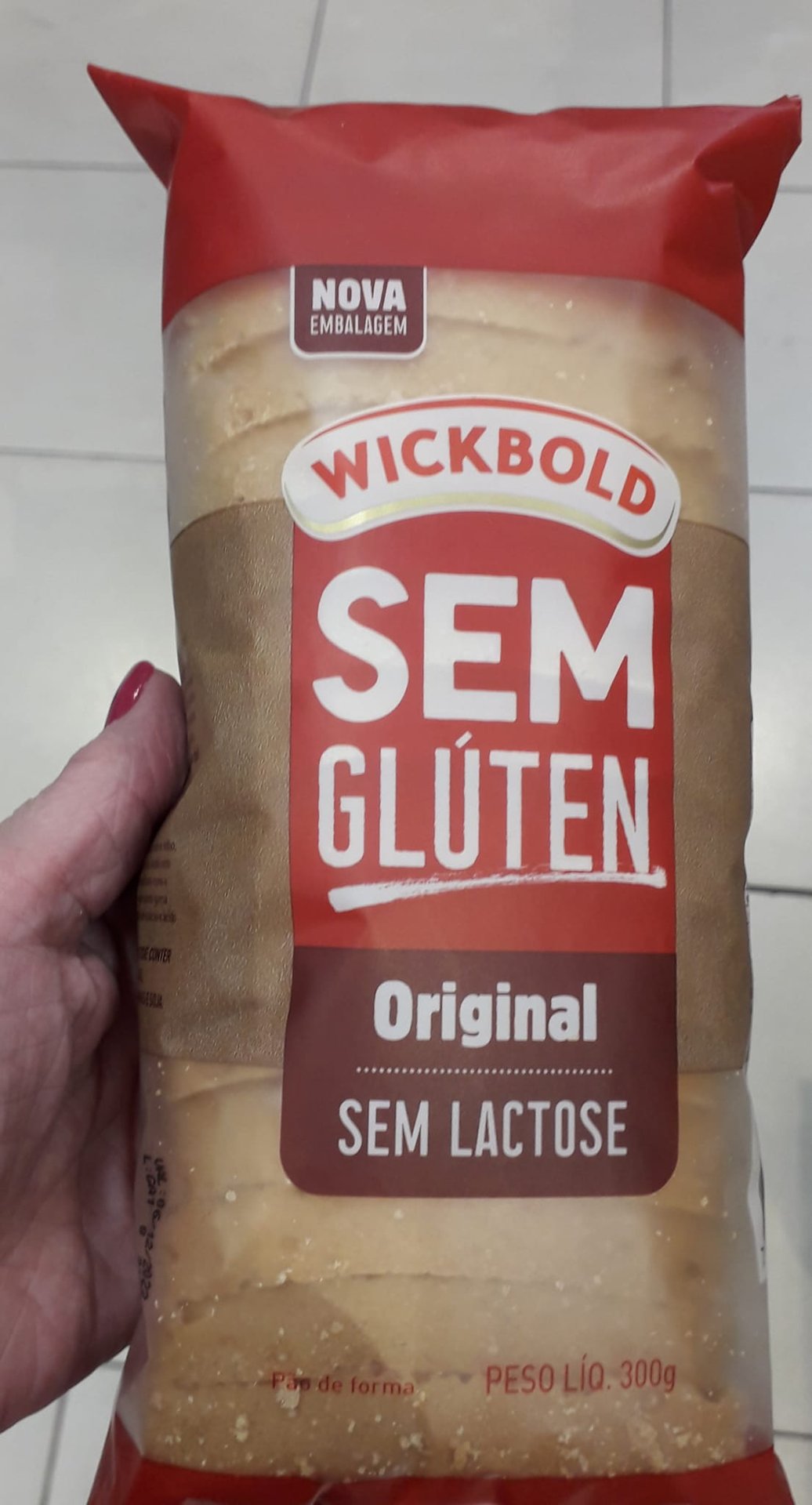 Pão Original - Sem Glúten e Sem Lactose from Wickbold - Vegan Product ...
