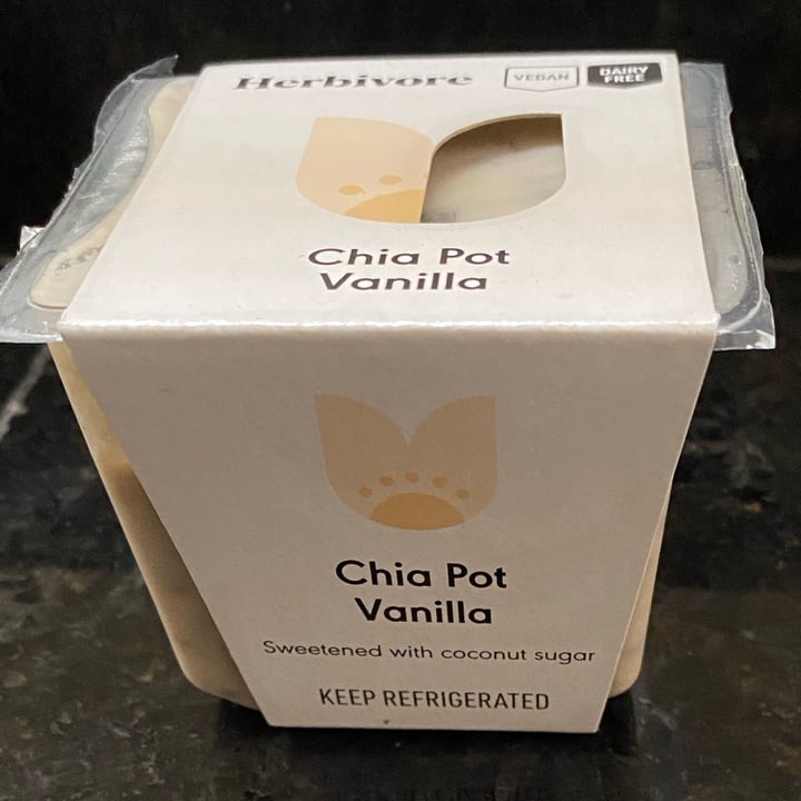 photo of Herbivore Chia pot vanilla pudding shared by @saveg on  14 Apr 2023 - review