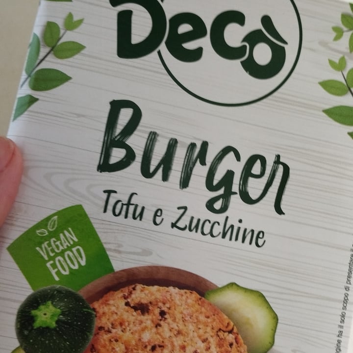 photo of Bio Decò burger tofu e zucchine shared by @federicajackdanieles on  03 Apr 2023 - review