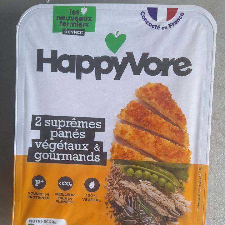 photo of Happyvore 2 Suprêmes Panés Végétaux Et Gourmands shared by @alice50 on  17 Apr 2023 - review