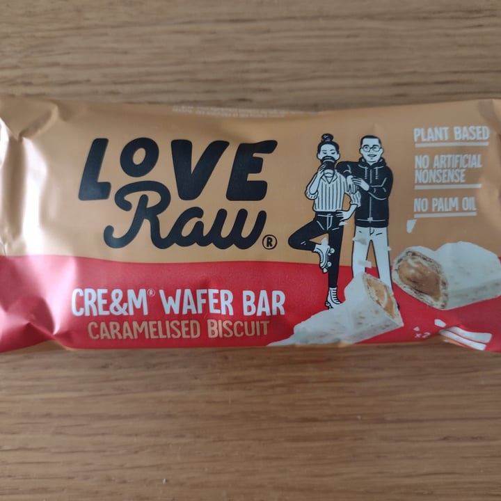 photo of LoveRaw Caramelised Biscuit Cream Wafer Bar shared by @loriana on  04 Aug 2023 - review