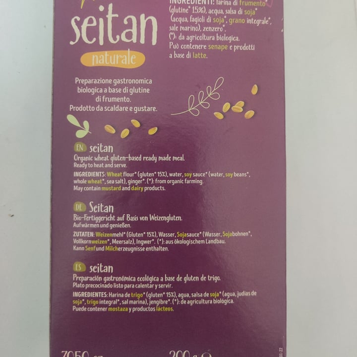 photo of Biolab seitan naturale shared by @fiorubino on  07 Mar 2023 - review