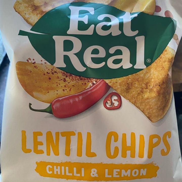 photo of Eat Real Chilli and Lemon Lentil Chips shared by @andrew309 on  09 Jan 2023 - review