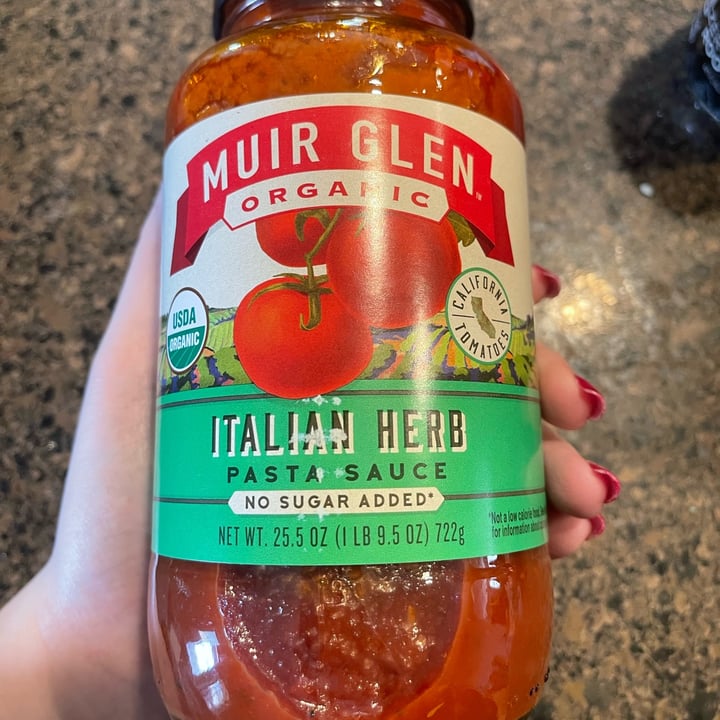 photo of Muir Glen Organic Organic Italian herb pasta sauce shared by @mckinley on  02 Feb 2023 - review