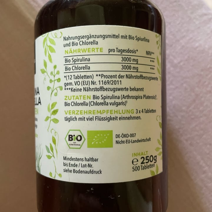 photo of unimedica Spirulina/Clorella Bio shared by @sofiacarvalho on  15 Jun 2023 - review