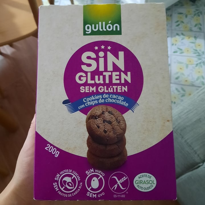 photo of Gullón Sin gluten Cookies de cacao con chips de chocolate shared by @tania- on  10 Aug 2023 - review