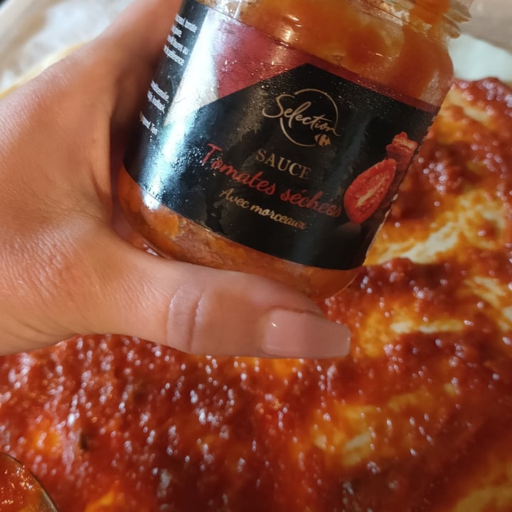 photo of Selection Carrefour sauce tomates séchées shared by @vegfitmum on  11 Jun 2023 - review