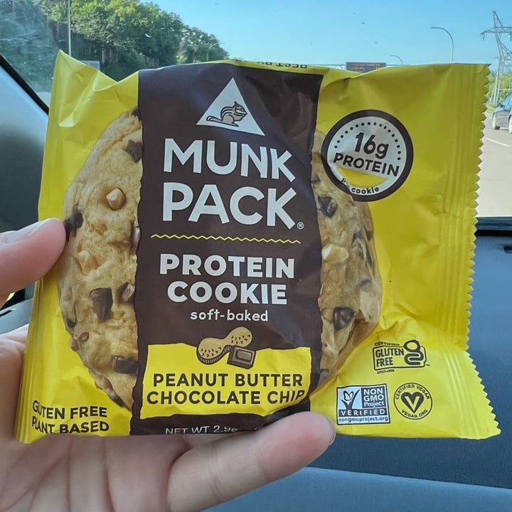 photo of Munk Pack Munk Pack Peanut Butter Chocolate Chip Protein Cookie shared by @katiewink on  18 Jul 2023 - review