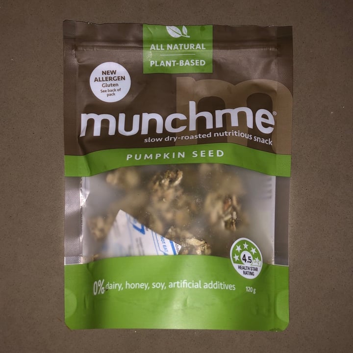 photo of Munchme Pumpkin seed snacks shared by @kj302879 on  06 Jan 2023 - review