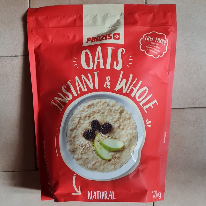 photo of Prozis Oats instant and whole shared by @pizzarossa on  29 Jul 2023 - review