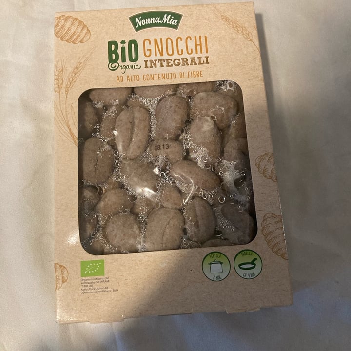 photo of Nonna mia Bio gnocchi integrali shared by @daxvegan on  11 Apr 2023 - review