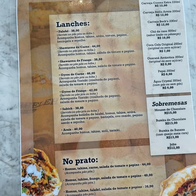 Photo of the dish “Prato De Falafel”