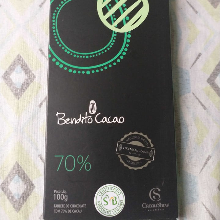 photo of Bendito Cacao Barra Bendito Cacau 70% shared by @soraya22 on  12 Feb 2023 - review