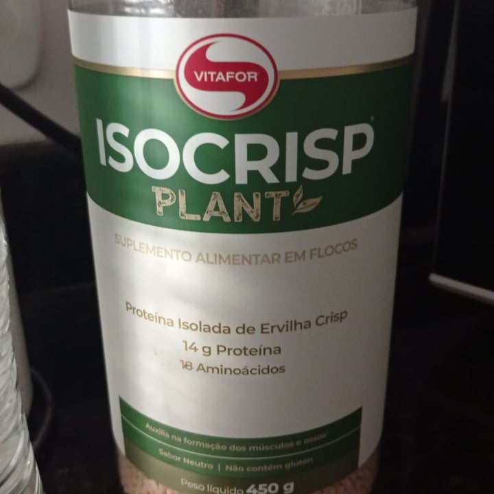 photo of Vitafor Isocrisp Proteina de Ervilha shared by @crispedreira on  10 Jul 2023 - review