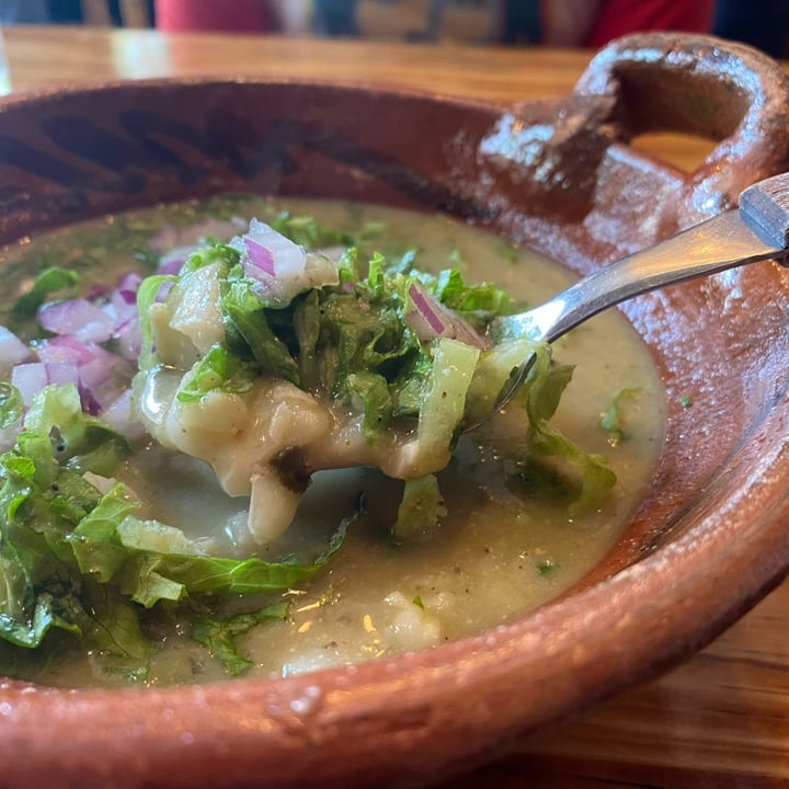 photo of Mictlan Antojitos Veganos Pozole verde shared by @elenapera on  16 Jul 2023 - review