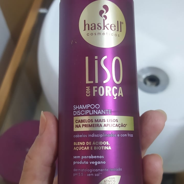 photo of Haskell shampoo liso com força shared by @sssamanta on  13 Apr 2023 - review