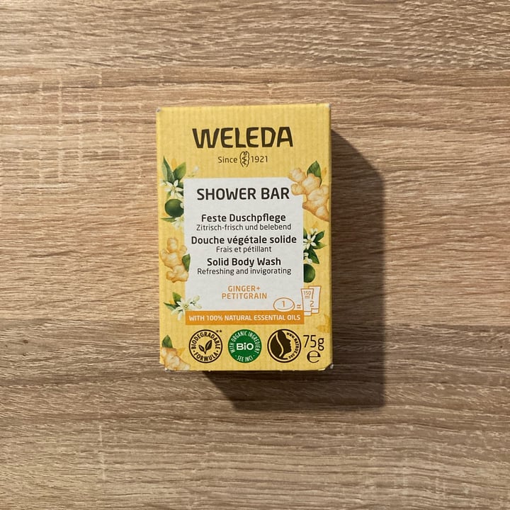 photo of Weleda shower bar ginger e petigrain shared by @elisavegan on  24 Feb 2023 - review