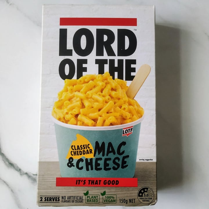 photo of Lord of the Fries Mac & Cheese (Classic Cheddar) shared by @giraffe2020 on  25 Jul 2023 - review