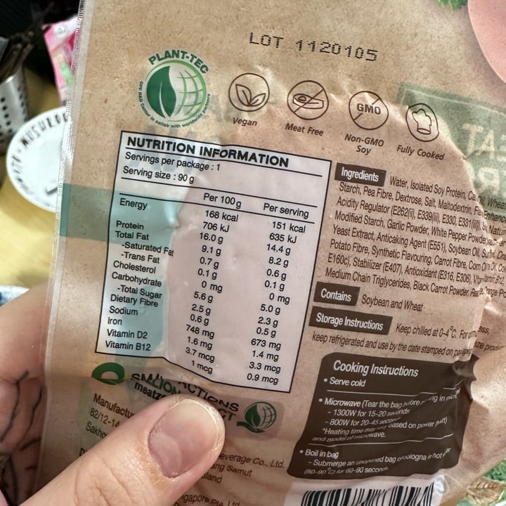 photo of Meat Zero Plant Based Bologna Ham shared by @dafnelately on  20 May 2023 - review