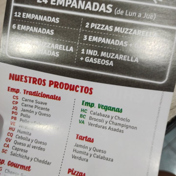 photo of Morita Express Mataderos Empanada de verduras asadas shared by @solvalentina on  01 Feb 2023 - review