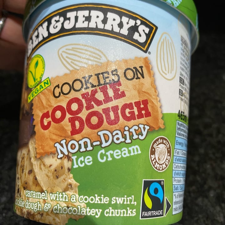 photo of Ben & Jerry's chocolate chip cookie dough non dairy shared by @zitchy on  18 Jun 2023 - review