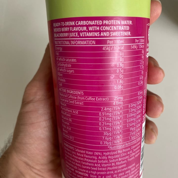 photo of MYVEGAN agua proteica shared by @martinyague on  01 Jun 2023 - review