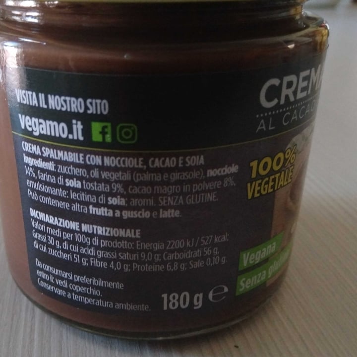 photo of Vegamo crema spalmabile senza glutine shared by @pennydea4ever on  13 Aug 2023 - review