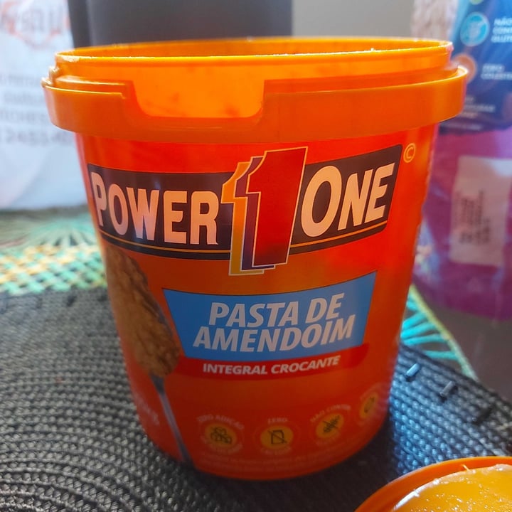 photo of Power One Pasta De Amendoim Integral Crocante shared by @rebecagodoy on  09 Jun 2023 - review