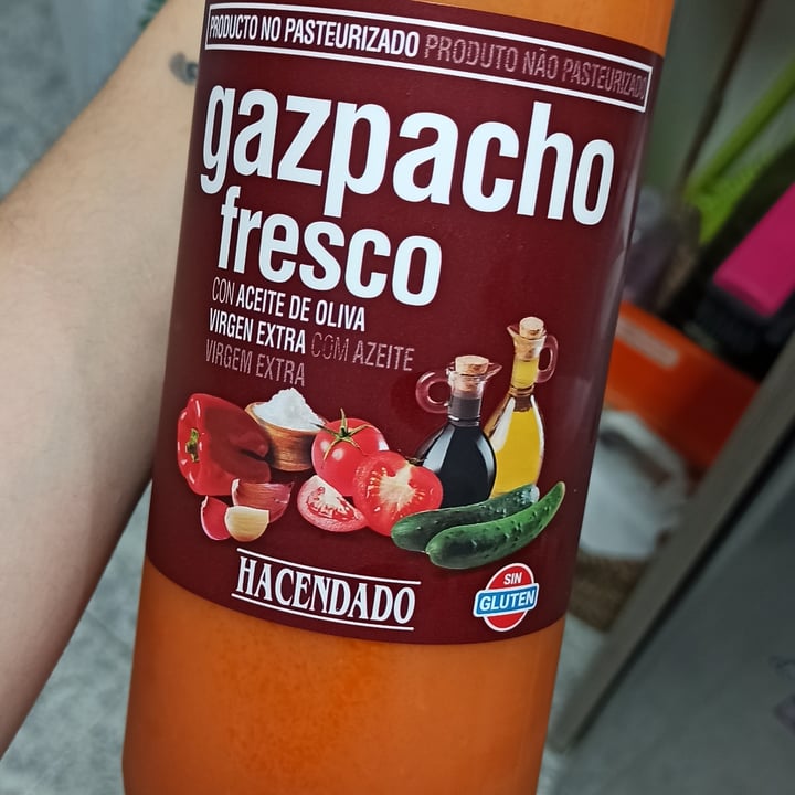 photo of Hacendado Gazpacho fresco shared by @maria-fdez on  08 May 2023 - review