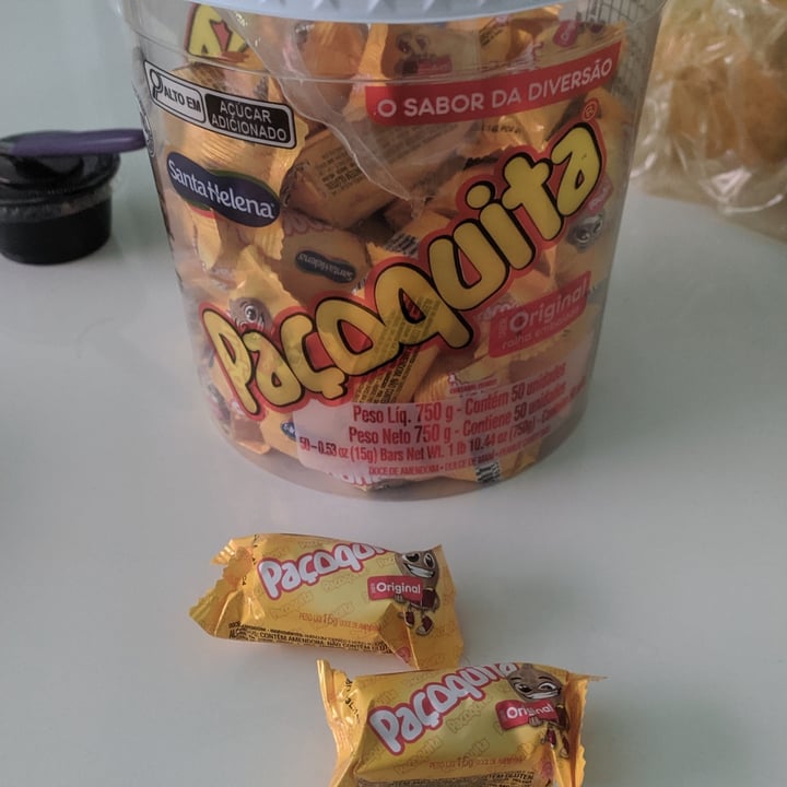 photo of Santa Helena Paçoquita Original Rolha Embalada shared by @shirlei on  03 Jul 2023 - review