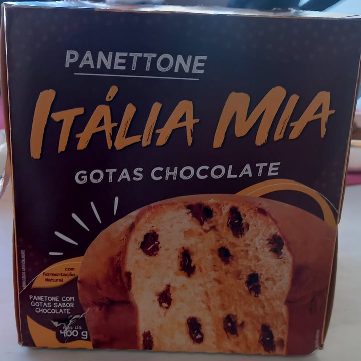 photo of Panetone Gotas de Chocolate Itália Mia Panetone Itália Mia Gotas de Chocolate shared by @marcelafreires on  02 Jan 2023 - review