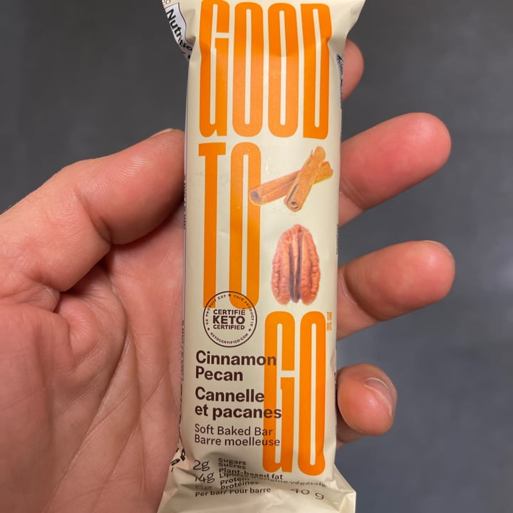 photo of Good To Go Cinnamon pecan soft baked bar shared by @paologemma on  03 Mar 2023 - review