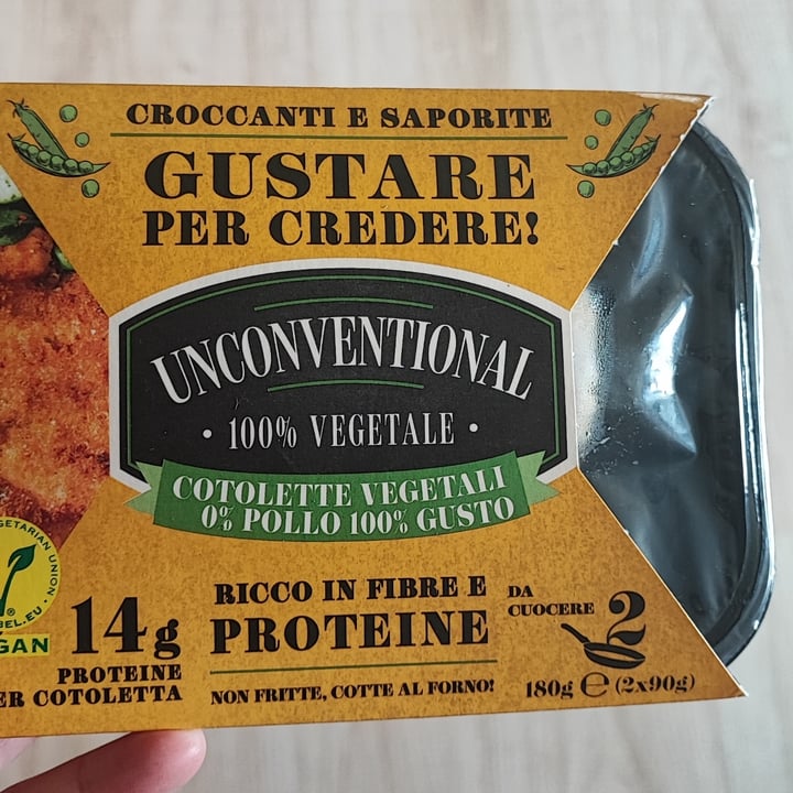 photo of Unconventional Cotolette Vegetali 0% Pollo 100% Gusto shared by @nausyd on  05 May 2023 - review