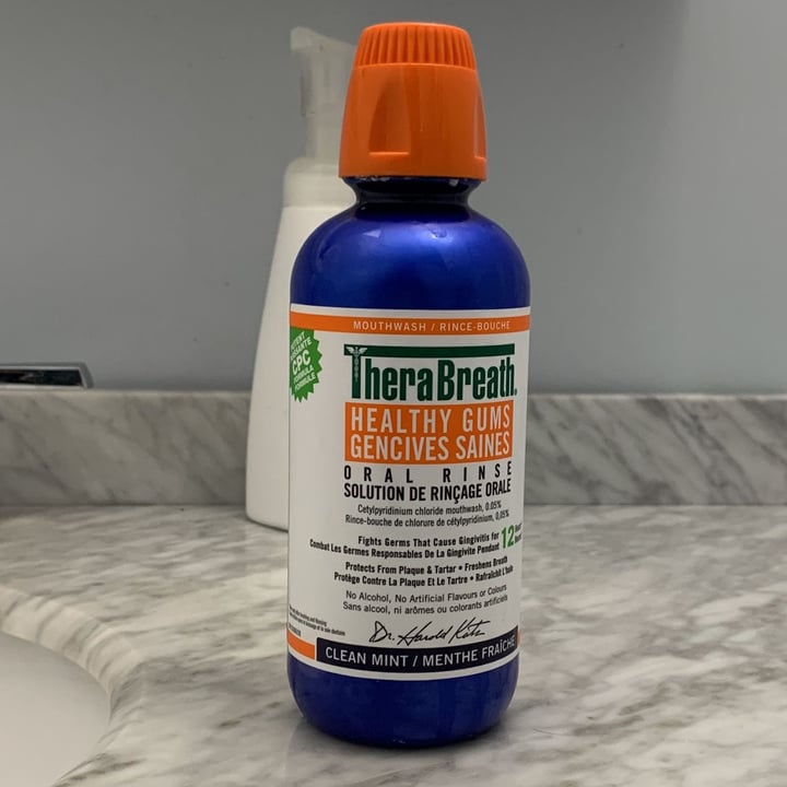 TheraBreath Clean mint healthy gums oral rinse Review abillion