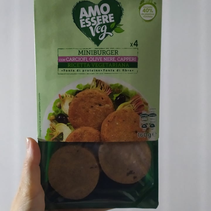 photo of Amo Essere Veg Amo Essere mini burger carciofi e olive nere shared by @pablapablita on  02 Jun 2023 - review