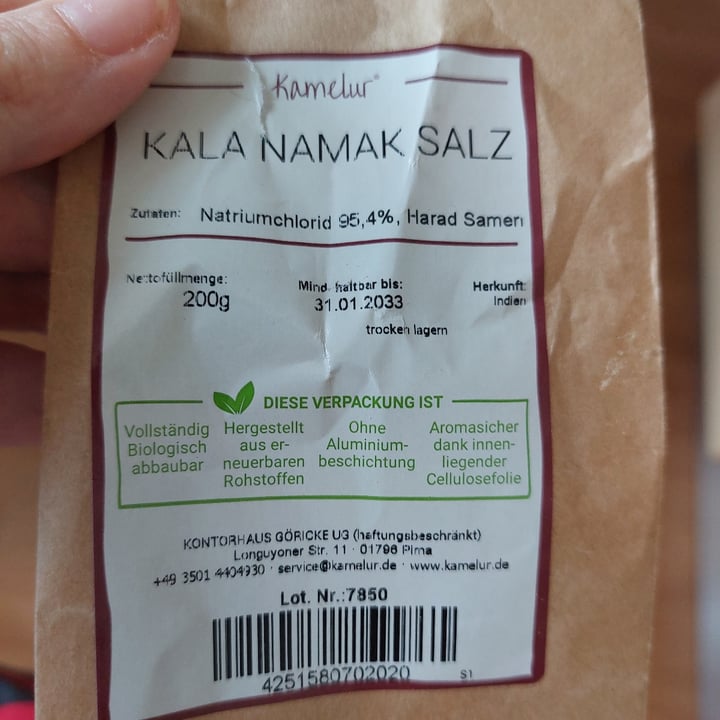 photo of Kamelur Kala Namak salt shared by @nenya8 on  16 May 2023 - review