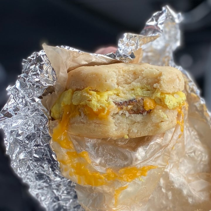 photo of Petunia's Pies & Pastries Sausage, Egg, & Cheese Breakfast Sandwich shared by @knorthway on  14 Mar 2023 - review