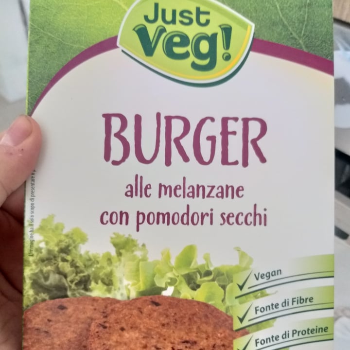 photo of Just Veg! (ALDI Italy) Burger alle melanzane con pomodori secchi shared by @silviabaddy on  14 Jun 2023 - review