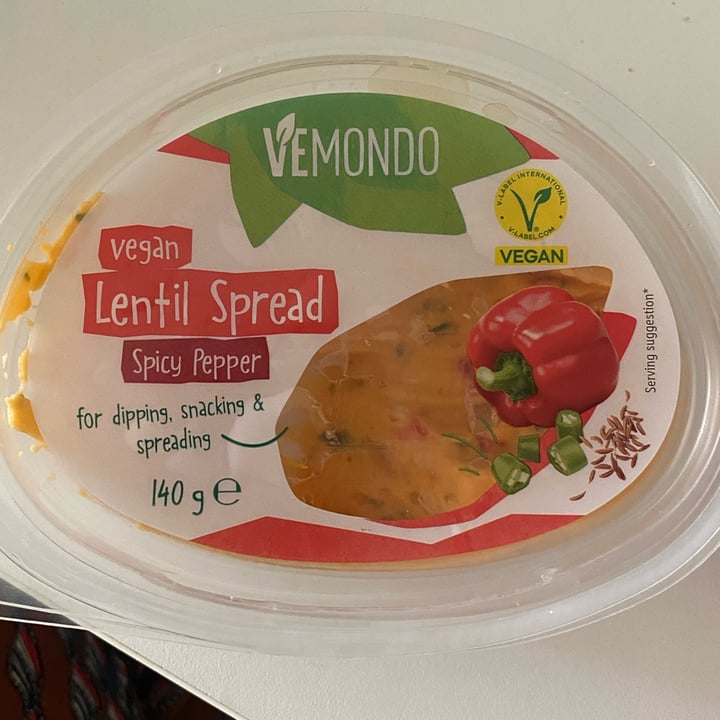 photo of Vemondo lentil spread shared by @giuliabolzoni on  08 Aug 2023 - review