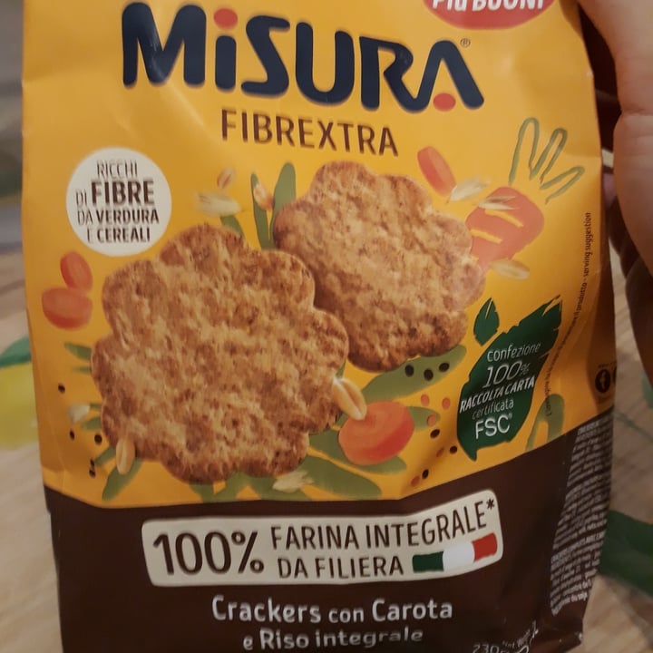 photo of Misura Crackers Con Carota E Riso Integrale shared by @giovannieugenio on  02 Apr 2023 - review