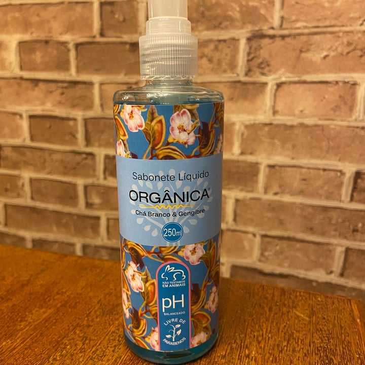 photo of Orgânica sabonete liquido chá branco e gengibre shared by @renanms on  06 Jun 2023 - review