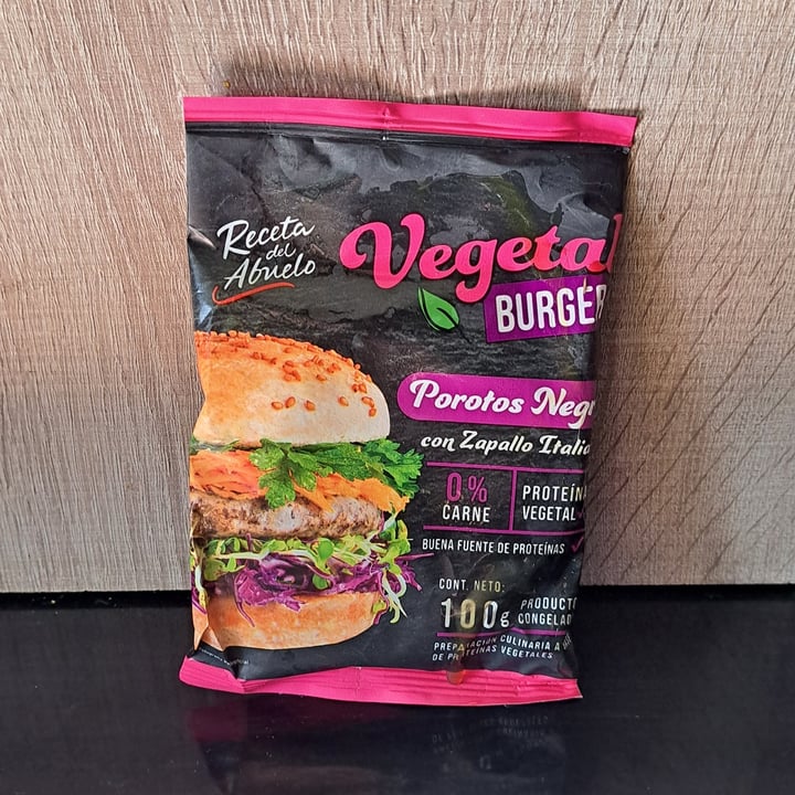 photo of Receta del abuelo Vegan Burger Porotos Negros Y Zapallo Italiano shared by @matctmre on  12 Aug 2023 - review