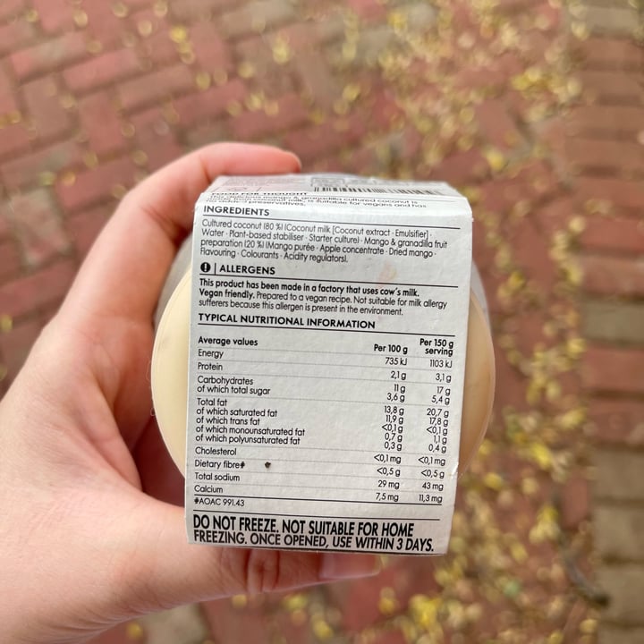 photo of Woolworths Food Mango and granadilla cultured coconut yoghurt shared by @jeanne-marie on  16 Mar 2023 - review