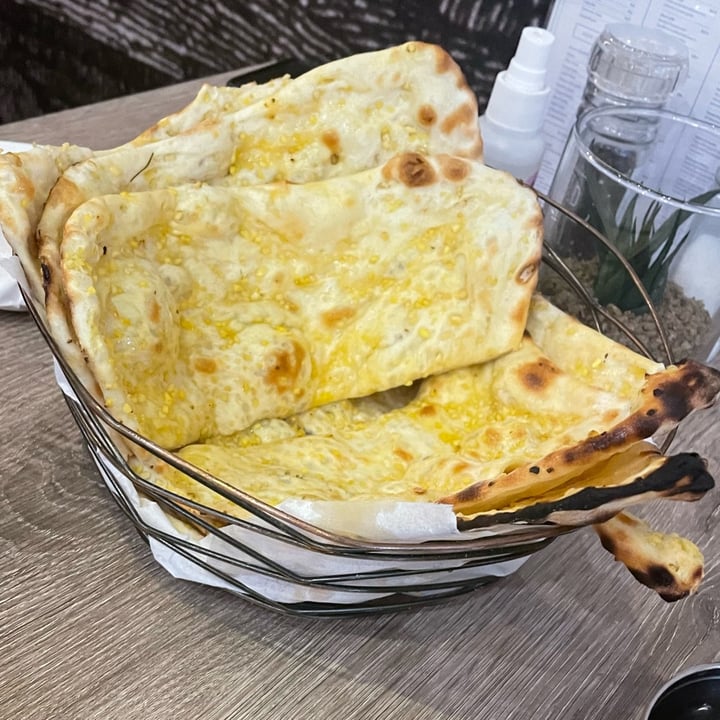 photo of Prashad Cafe & Spices Constantia Garlic Naan shared by @thehumblechickpea on  30 Dec 2022 - review
