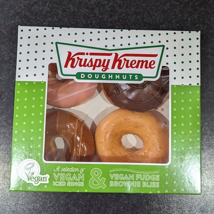photo of Krispy Kreme A Selection Of Vegan Iced Rings & Vegan Fudge Brownie Bliss shared by @jondread on  04 Mar 2023 - review
