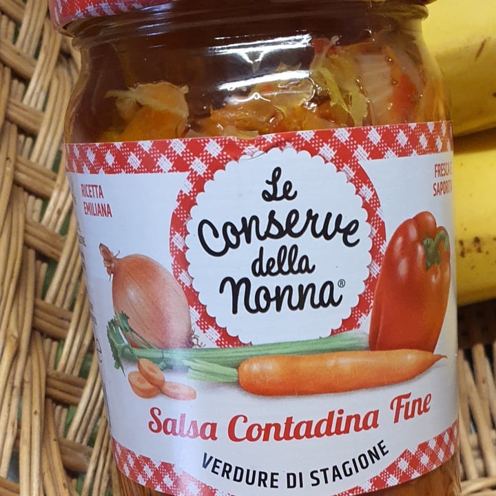 photo of Le conserve della nonna Salsa contadina fine shared by @gigiavegan on  16 Jul 2023 - review