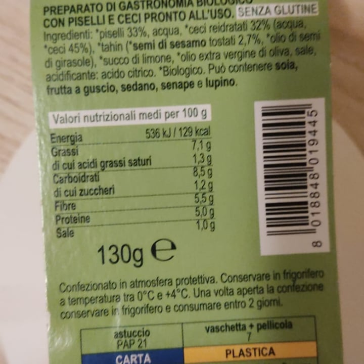 photo of Baule volante Hummus di piselli shared by @siria99 on  26 Apr 2023 - review