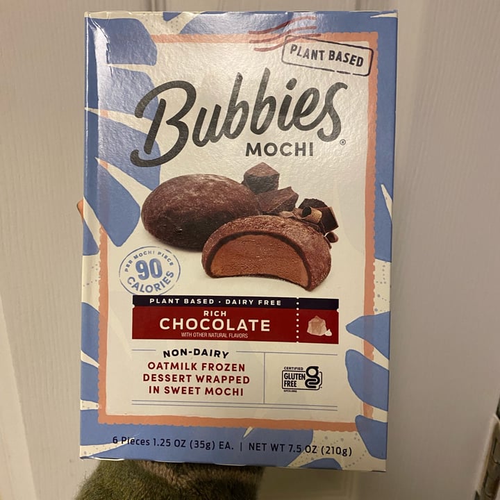 photo of Bubbies Non-dairy chocolate mochi shared by @emmajoelle on  12 Jan 2023 - review